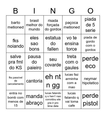 bingo madhouse Bingo Card