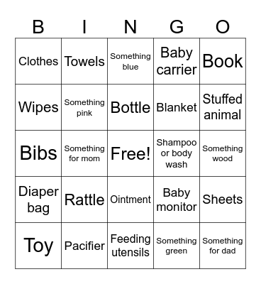 Loosey Goosey Bingo Card