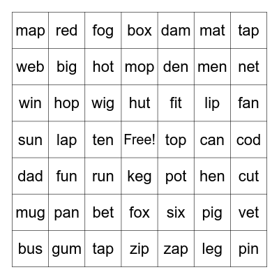❤ alphabet bingo ❤ Bingo Card