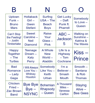 UNFI HR BINGO Card