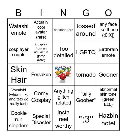 S.E.W.H. Bingo Card