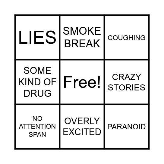 AX Bingo Card