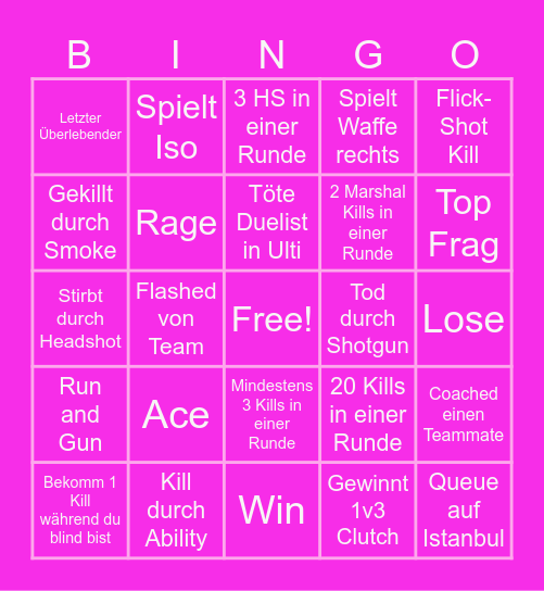 Marcy's Bingoooo Bingo Card