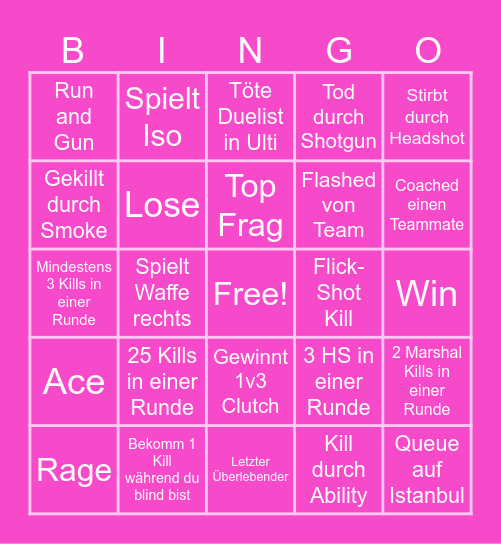 Marcy's Bingoooo Bingo Card