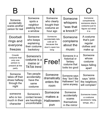 HALLOWEEN Bingo Card