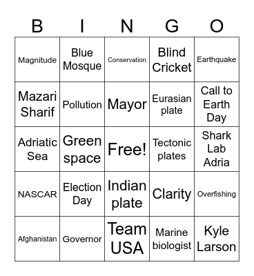 CNN 10 11/4/2025 Bingo Card