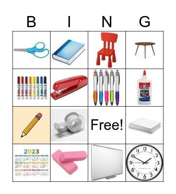 LA ESCUELA Bingo Card