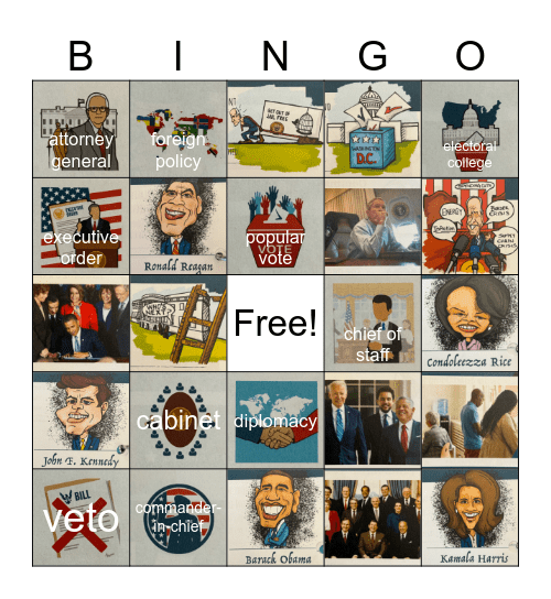 Gov. Chapter 5 Bingo Card
