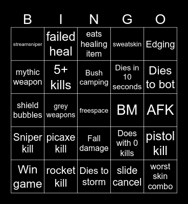 Warzone 2.0 bingo (Credits to: Big Puffer) Bingo Card