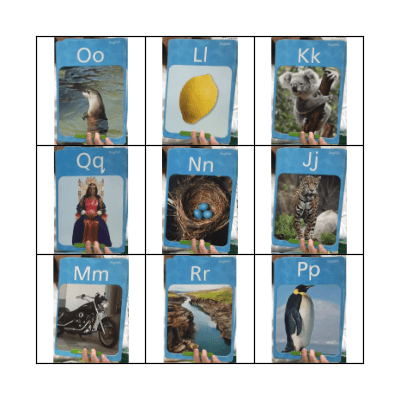 Alphabet Bingo Card