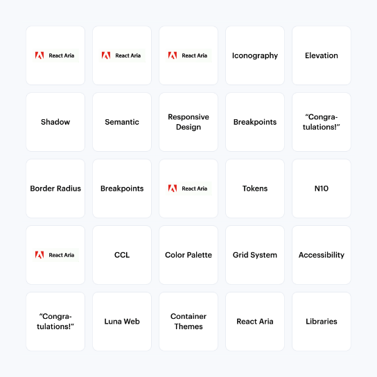 Design All Hands Bingo! Bingo Card