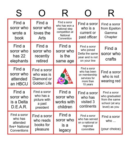 Holiday Scorcher Bingo Card