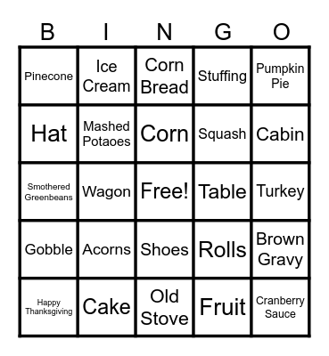 Gratitude Bingo - Highbridge at Egret Bay Bingo Card