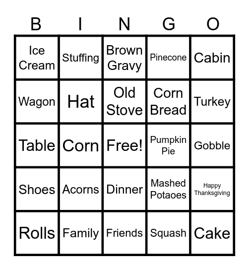 Gratitude Bingo - Highbridge at Egret Bay Bingo Card