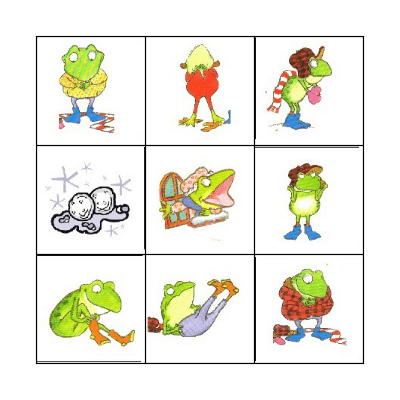 Froggy gets dressed Bingo Card