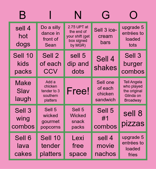 Cherry creek 8 Wicked BINGO!!! Bingo Card