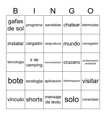Duff Span 2 Tecnologia/Technology Bingo Card