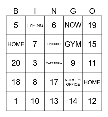 ASL NUMBERS AND UNIT 2 ENRICH VOCABULARY SIGNS Bingo Card