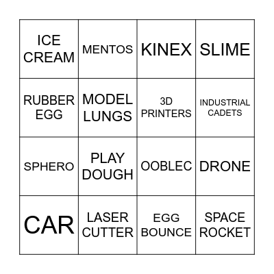 STEM EVENT Bingo Card
