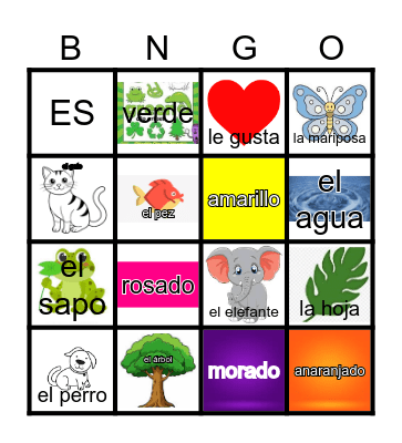 Es Bingo Card