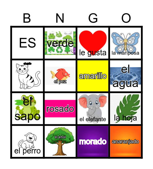 Es Bingo Card