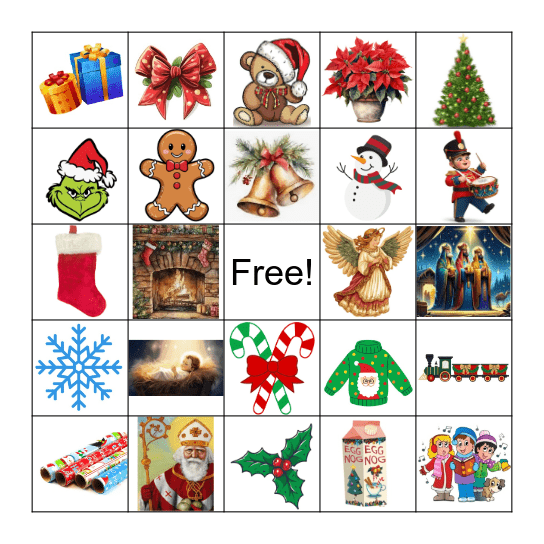 Christmas BINGO Card