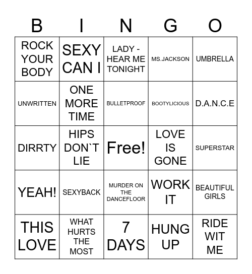 2000-tallet Bingo Card