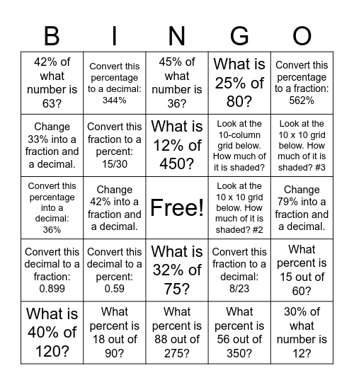 Module 2 Review Bingo Card