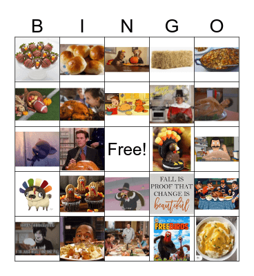 Holiday Bingo Card