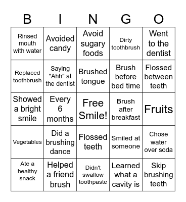 Brush Bingo Card