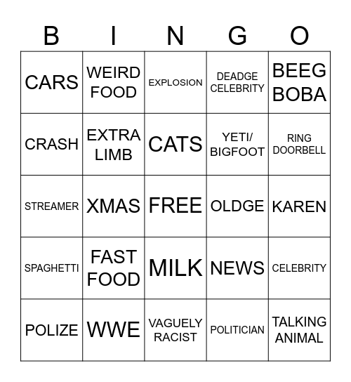 BRAINROT BINGO Card