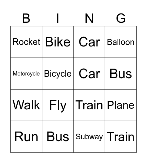 I go by Bingo Card