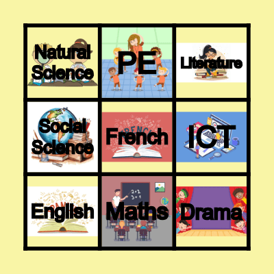 What’s great about your school? Bingo Card