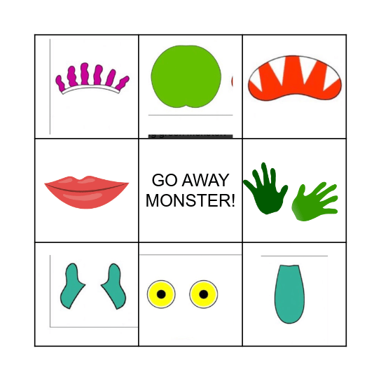 BIG GREEN MONSTER Bingo Card