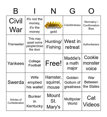 Devanny Bingo Card