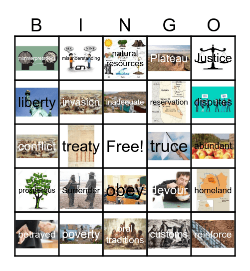 Thunder Rolling in the Mountains Bingo Card
