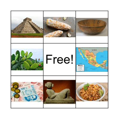 The Secret of Old Mexico Bingo Card