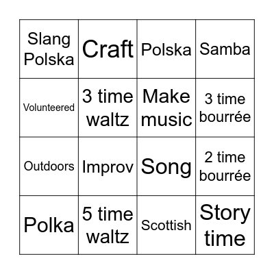 SKINT 2025 Bingo Card