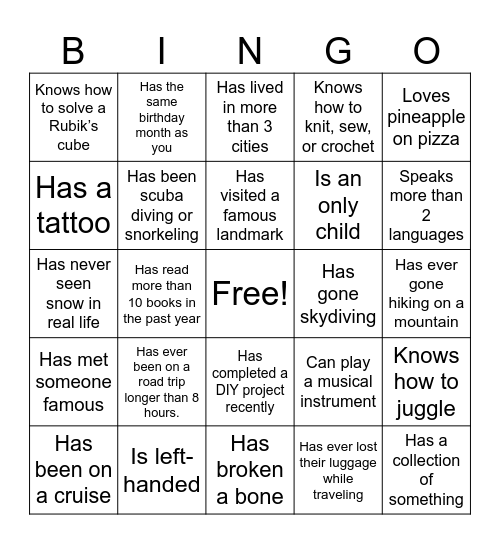 SPECIALTY LEADERSHIP Bingo Card