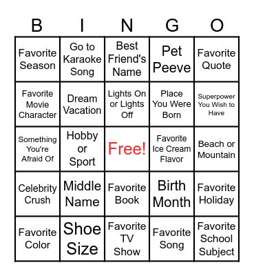 Office Huddle Bingo Card