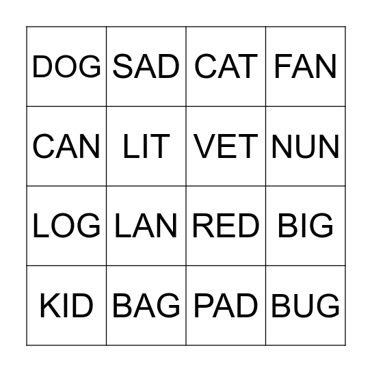 ❤ Alphabet BINGO ❤ Bingo Card