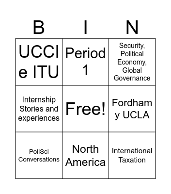 LIAPP BINGO Card