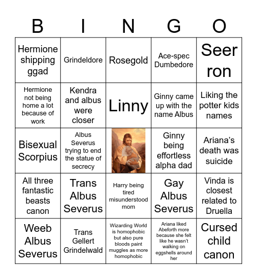 Anji hc bingo Card