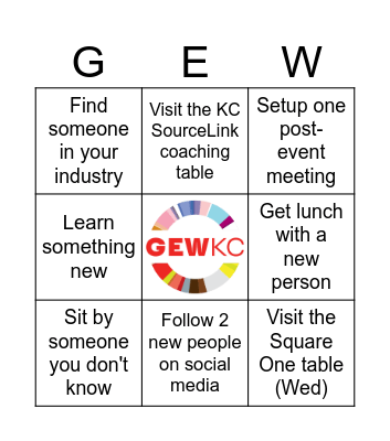 GEW BINGO Card