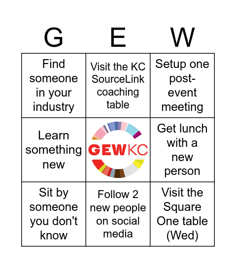 GEW BINGO Card