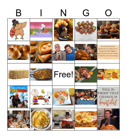 Holiday Bingo Card