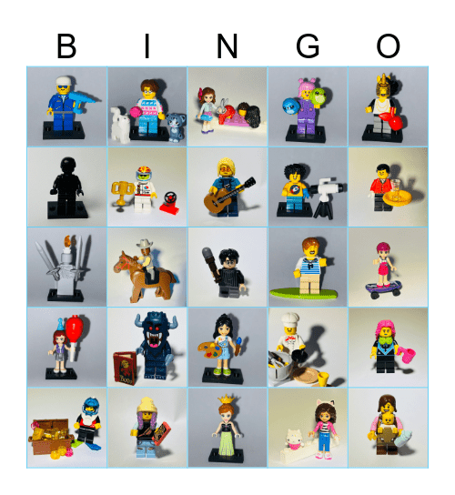 LEGO Bingo Card