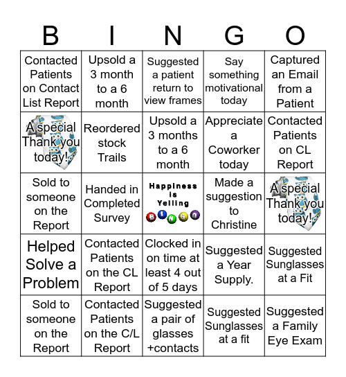 Denise's Bingo Challenge! Bingo Card