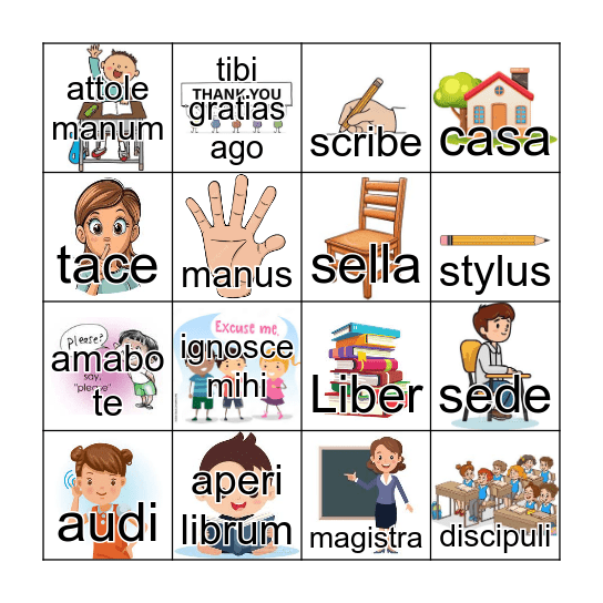 SSL Ch. 10-12 Review Bingo Card