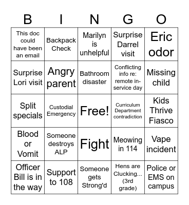 🍂🍁November Bingo 🍁🍂 Bingo Card